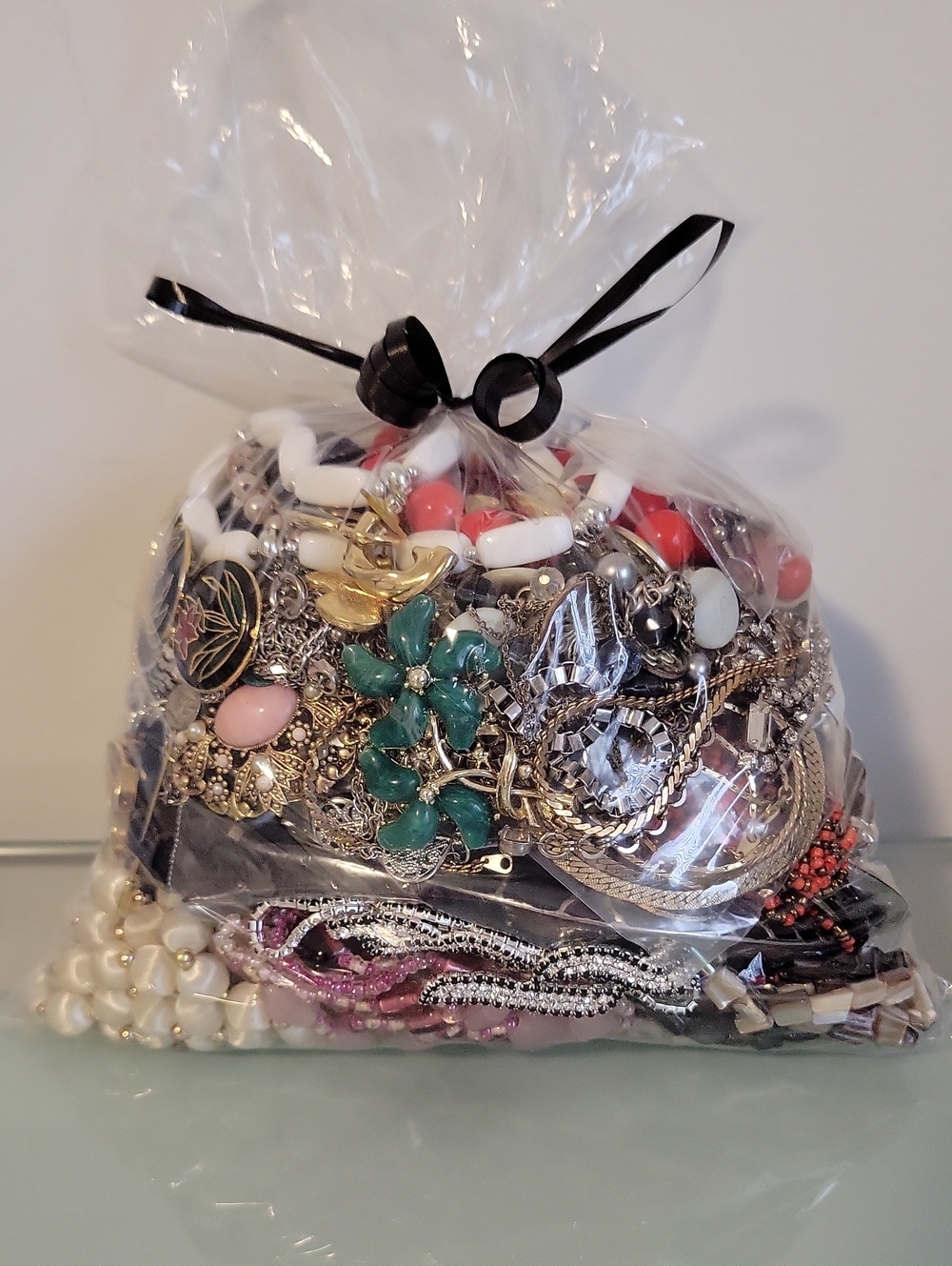 Mixed Mystery Bag Of Costume Jewelry 4lbs